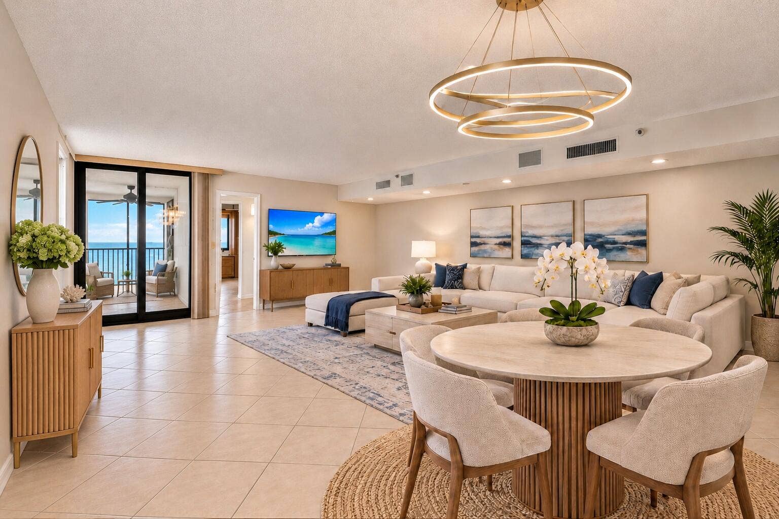 3400 S OCEAN Boulevard, #12G, Highland Beach, FL 33487 Virtual Staging