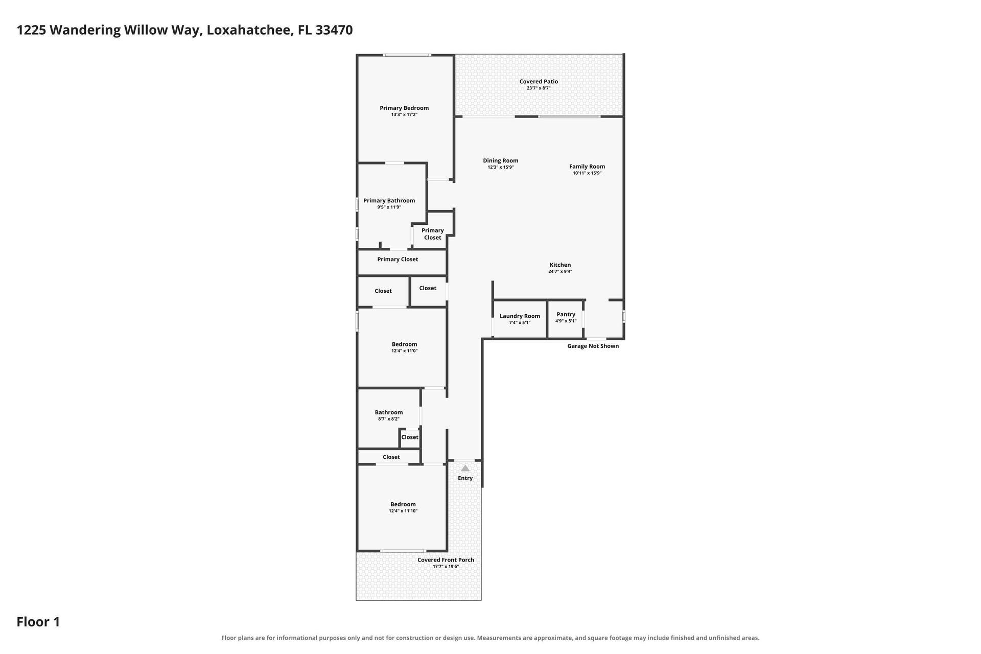 1225 Wandering Willow Way, Loxahatchee, FL 33470 Flood Plan