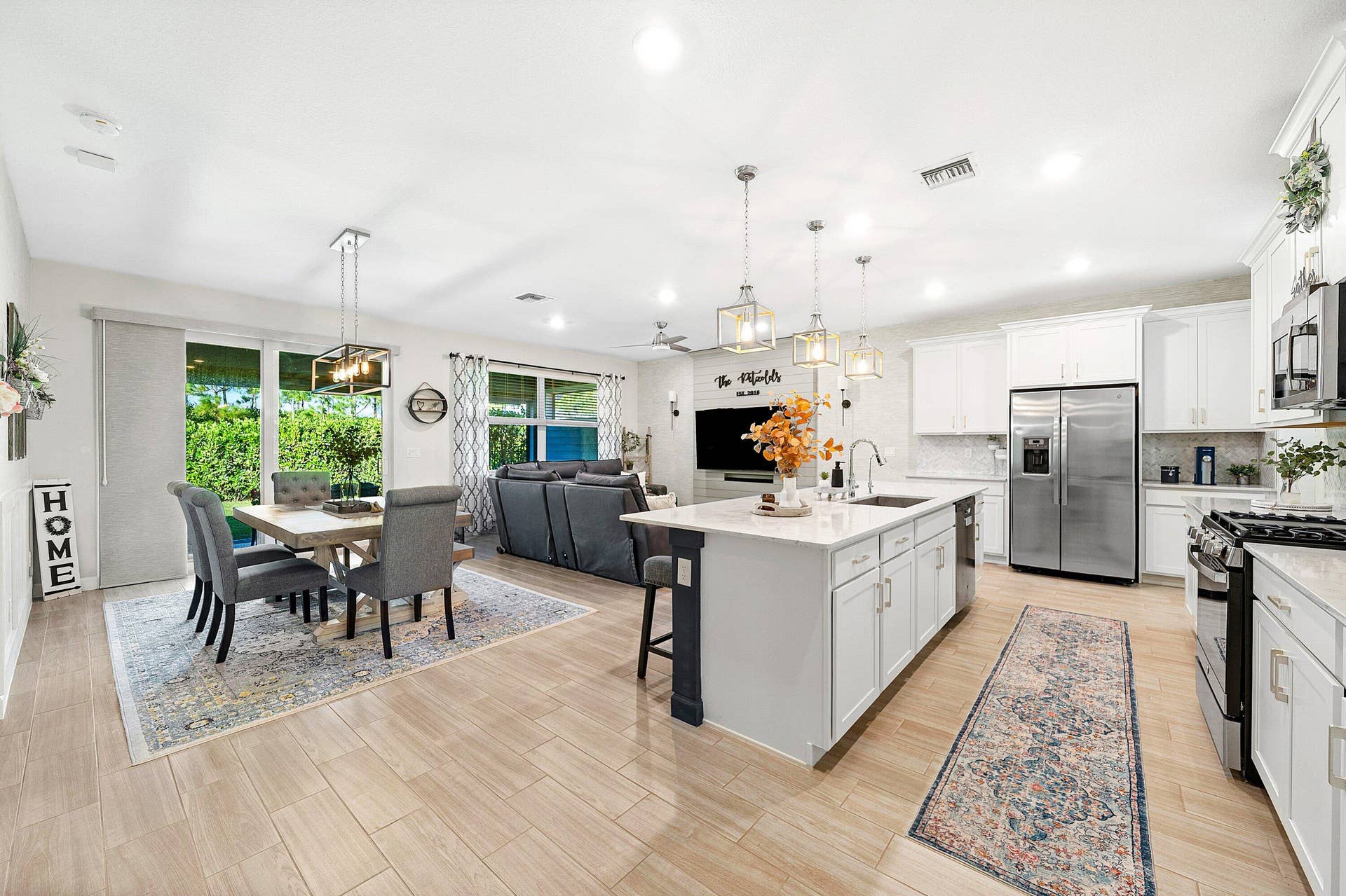 1225 Wandering Willow Way, Loxahatchee, FL 33470 Kitchen, Dinning, Living View