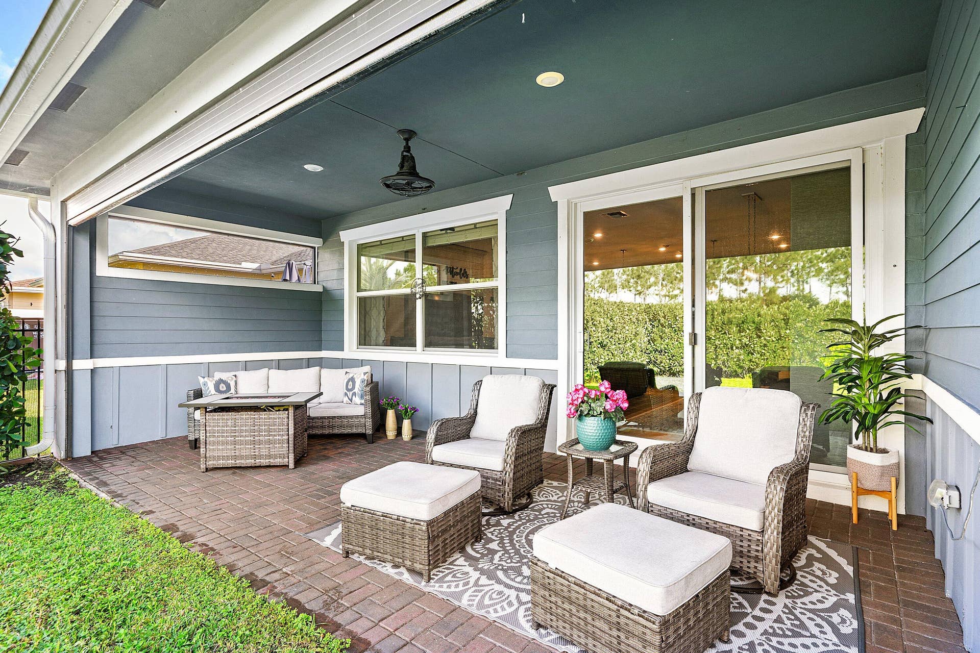 1225 Wandering Willow Way, Loxahatchee, FL 33470 Covered Patio