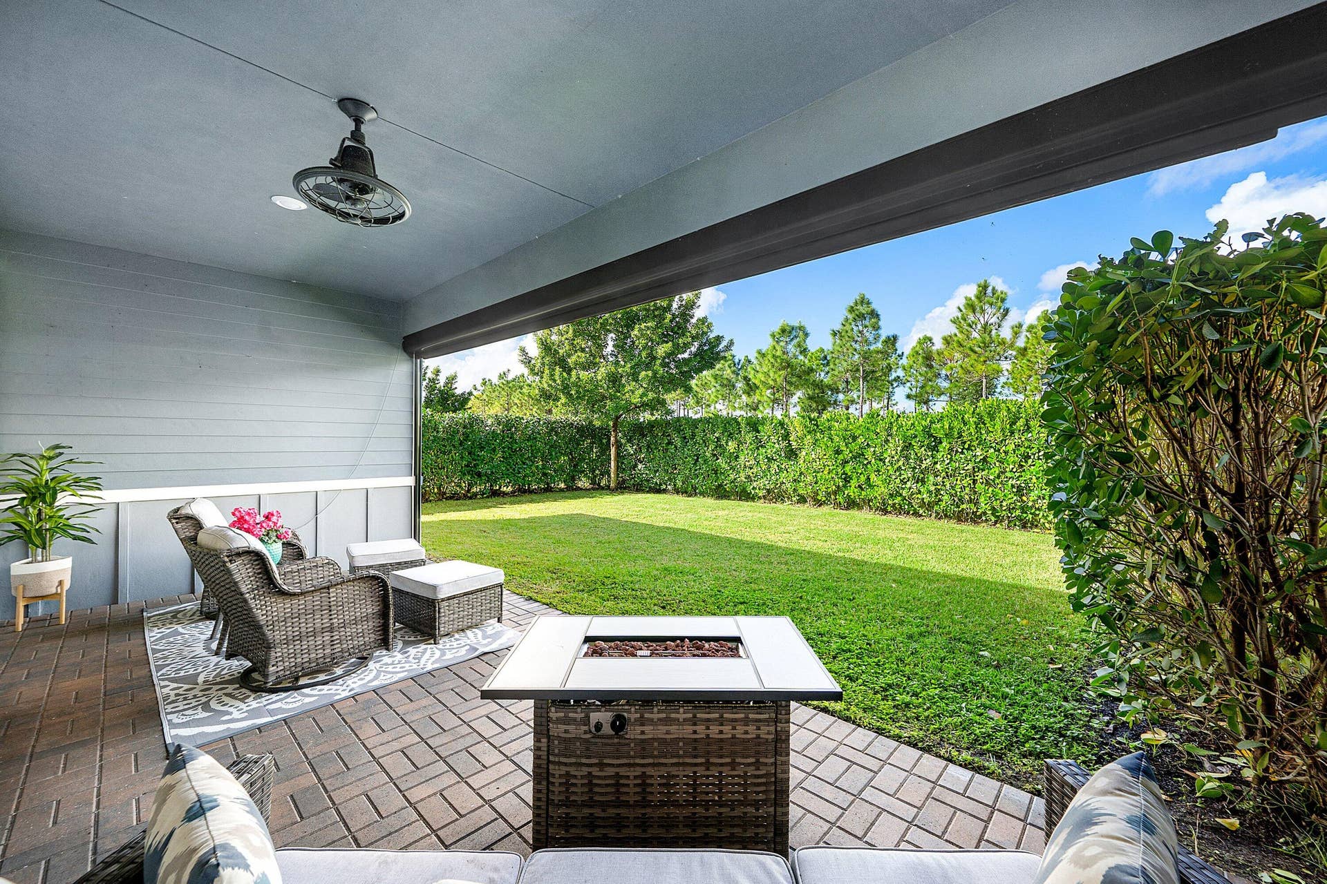 1225 Wandering Willow Way, Loxahatchee, FL 33470 Covered Patio