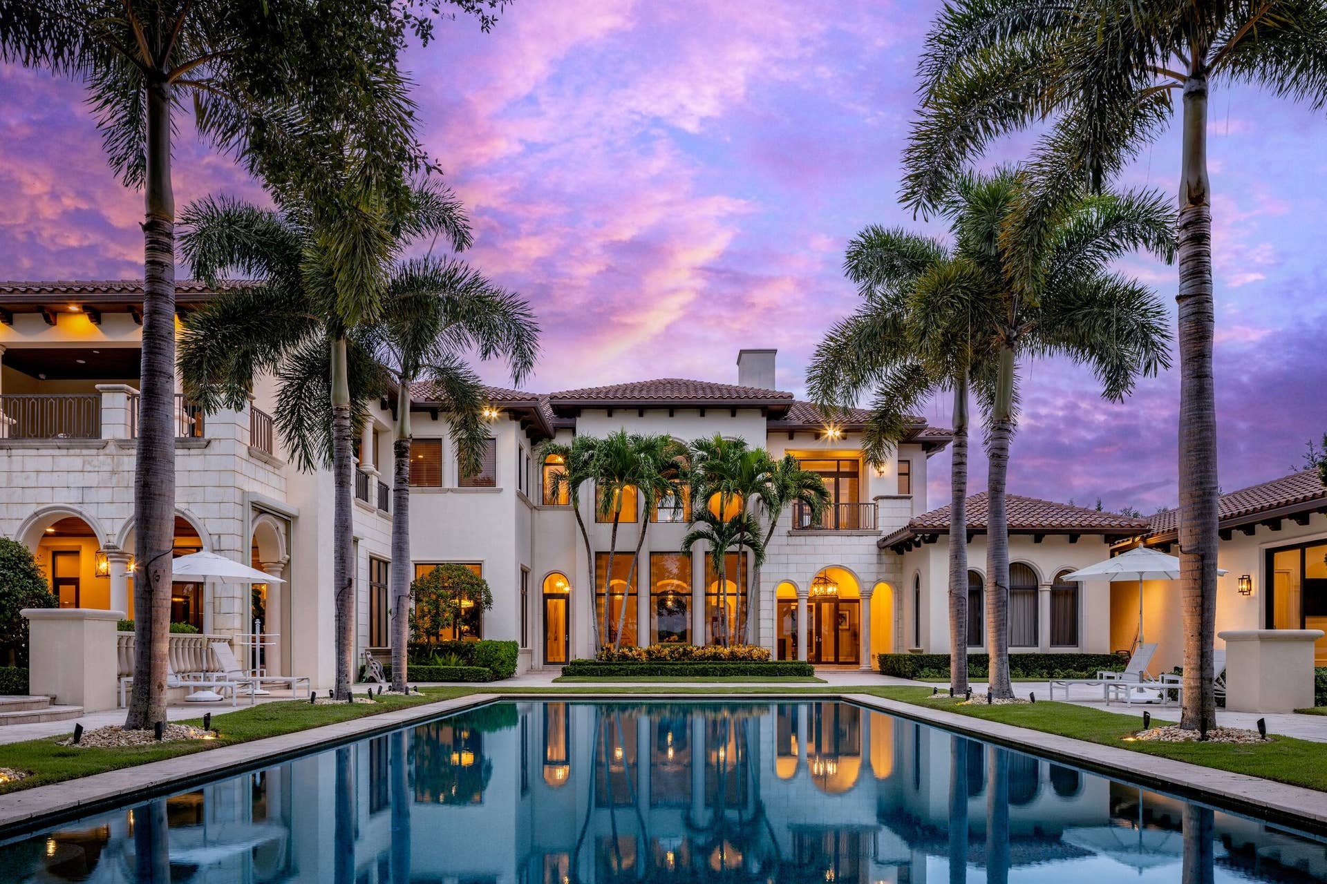 16091 Quiet Vista Circle, Delray Beach, FL 33446 Twilight Pool