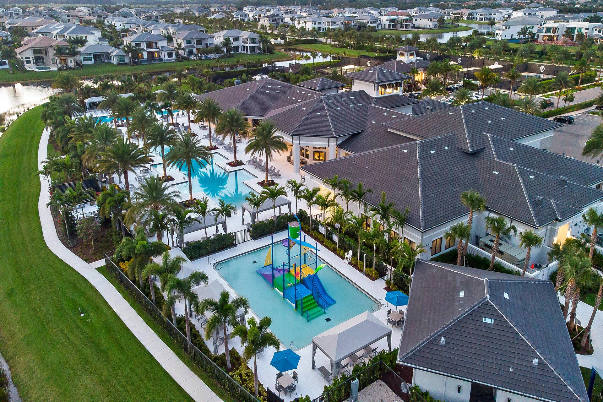 9643 Chianti Classico Terrace, Boca Raton, FL 33496 Boca Bridges Clubhouse Aerials-15