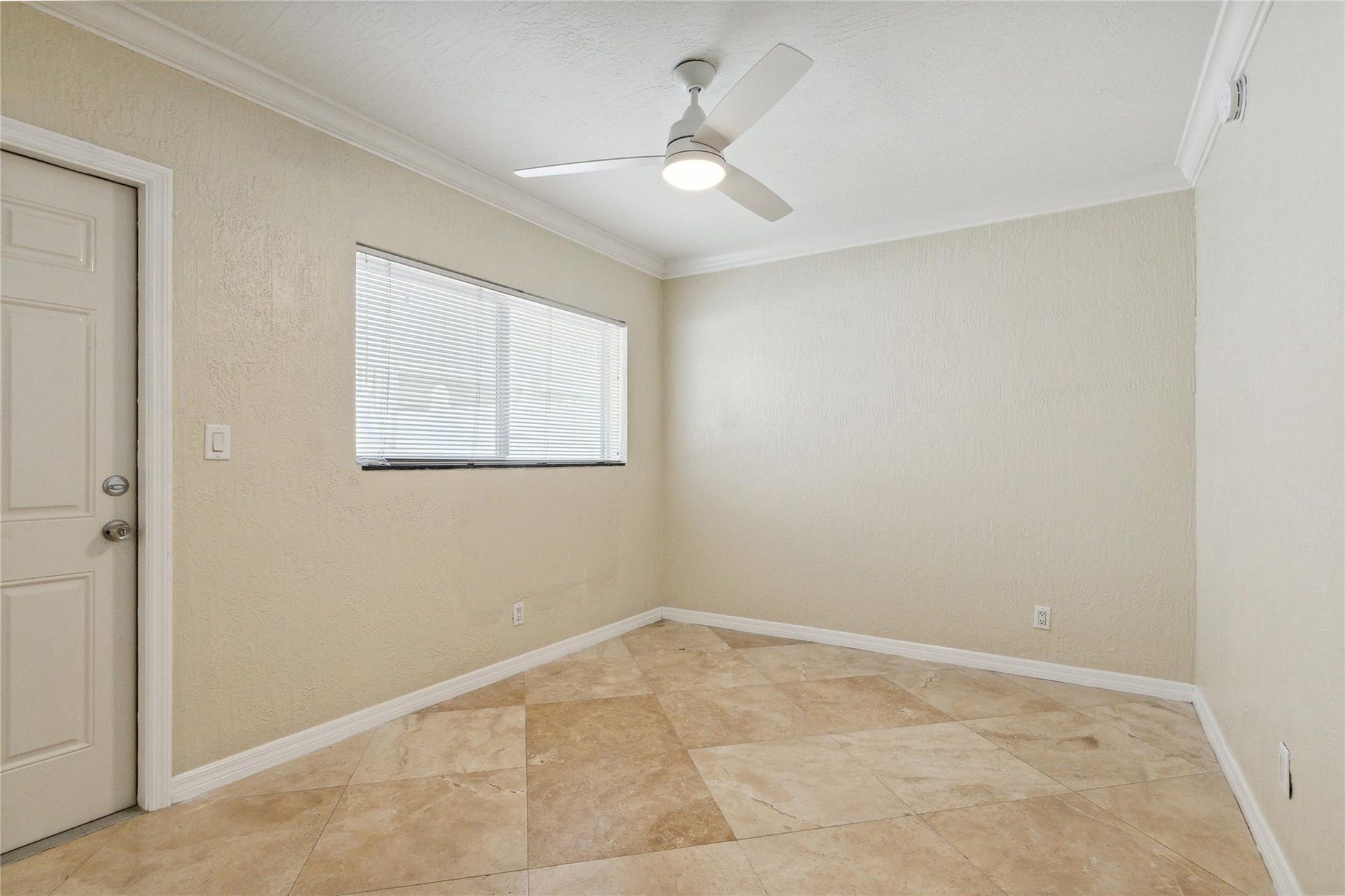 1878 NE 46TH Street, #C1, Fort Lauderdale, Fort Lauderdale, FL 33308 Bedroom marble floors large impact window