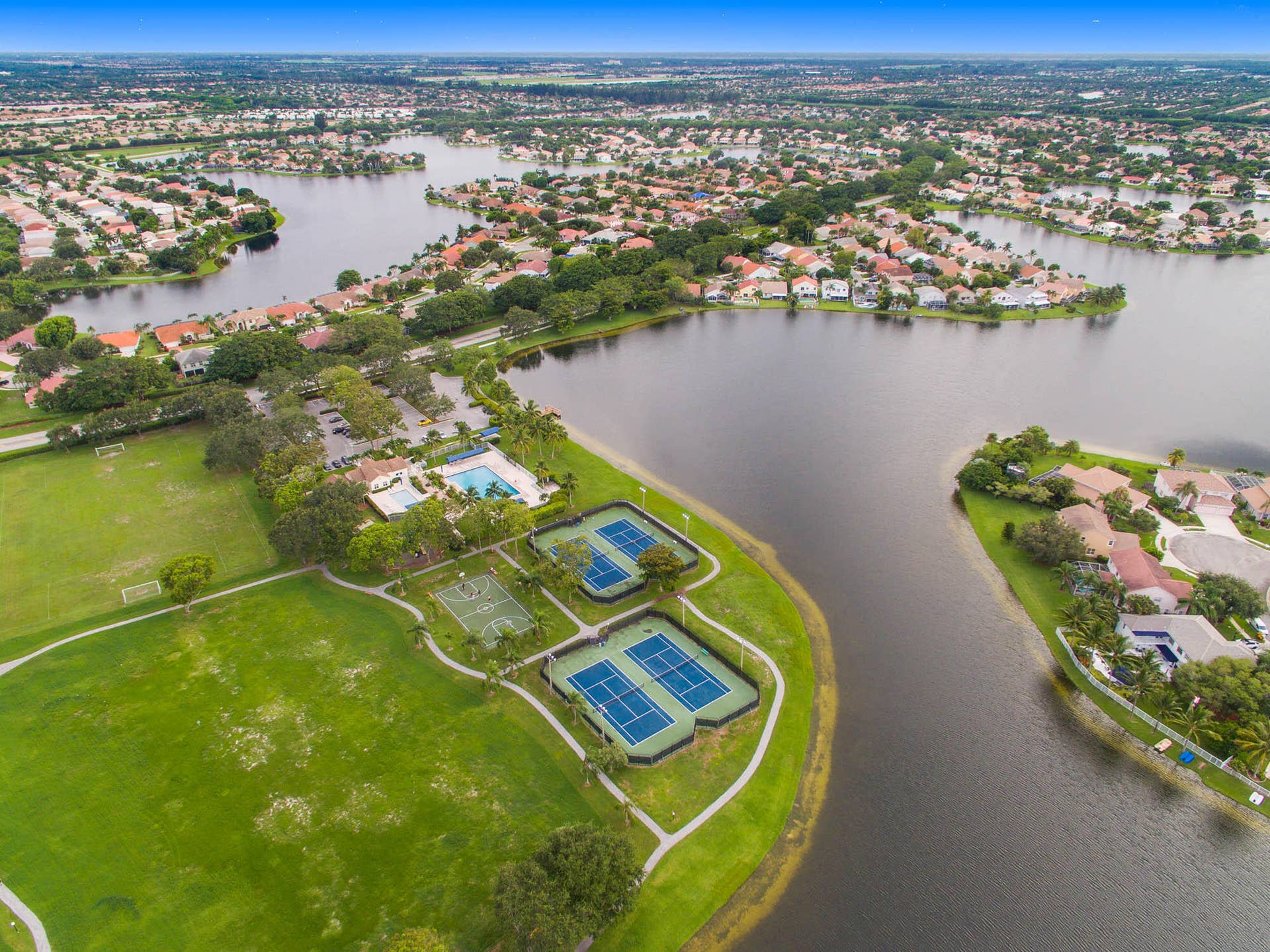 7621 Brunson Circle, Lake Worth, FL 33467 Lake Charleston (16) aerial6
