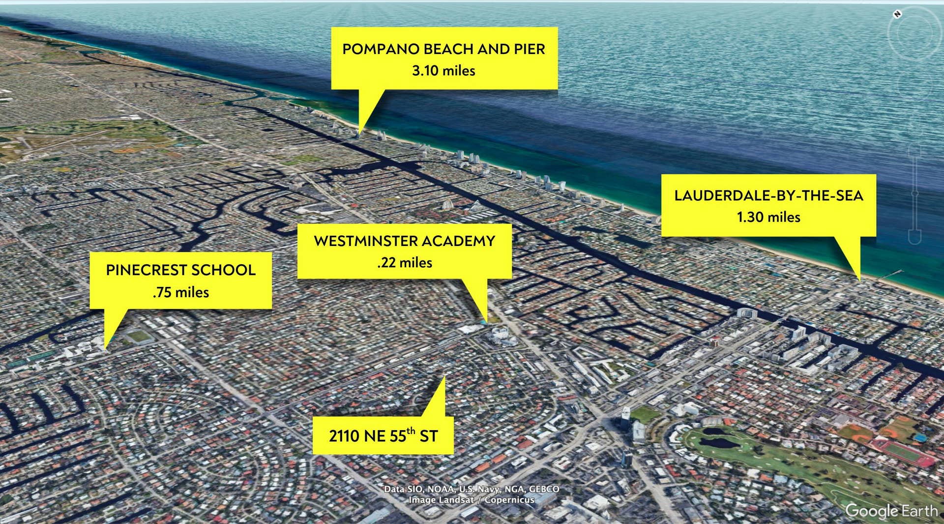 2110 NE 55TH Street, Fort Lauderdale, FL 33308 2110 NE 55TH POI