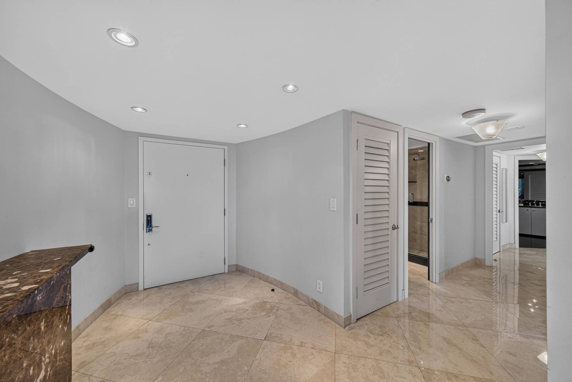 2100 S OCEAN Lane, #205, Fort Lauderdale, FL 33316 Foyer entry to the Main Residence.