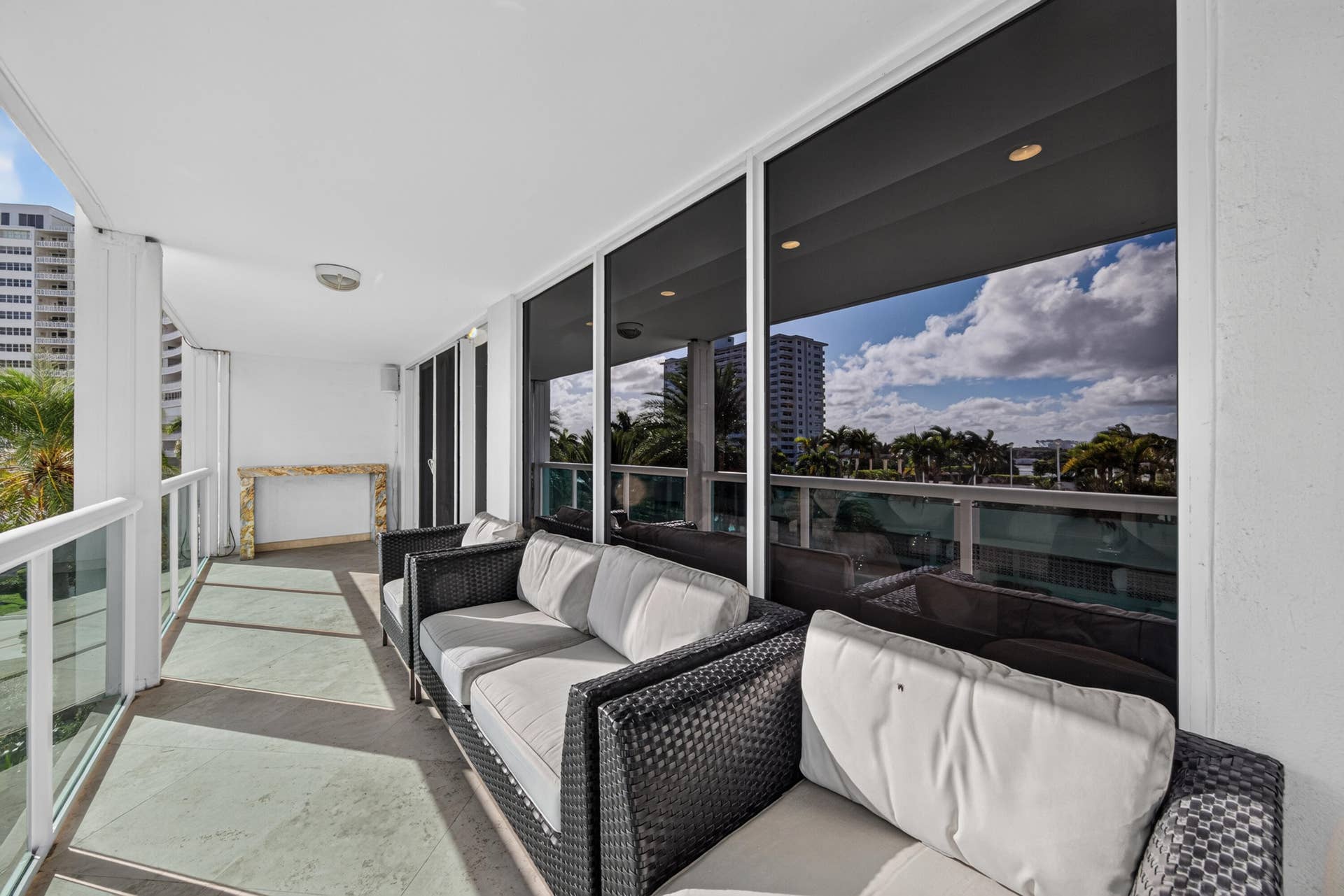 2100 S OCEAN Lane, #205, Fort Lauderdale, FL 33316 Spacious Balcony