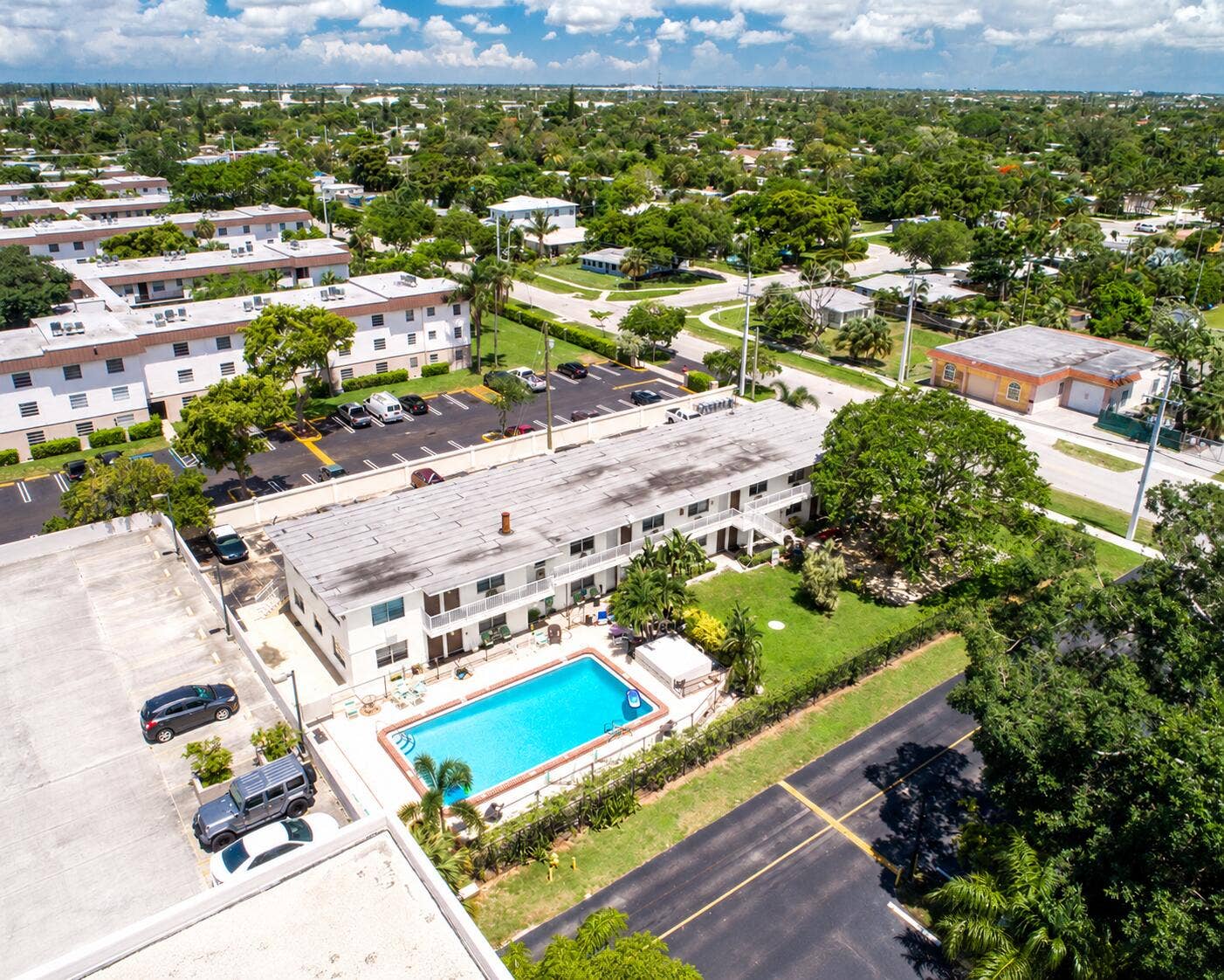 1960 NE 48TH Street, #8, Pompano Beach, Pompano Beach, FL 33064 Drone Pic - white
