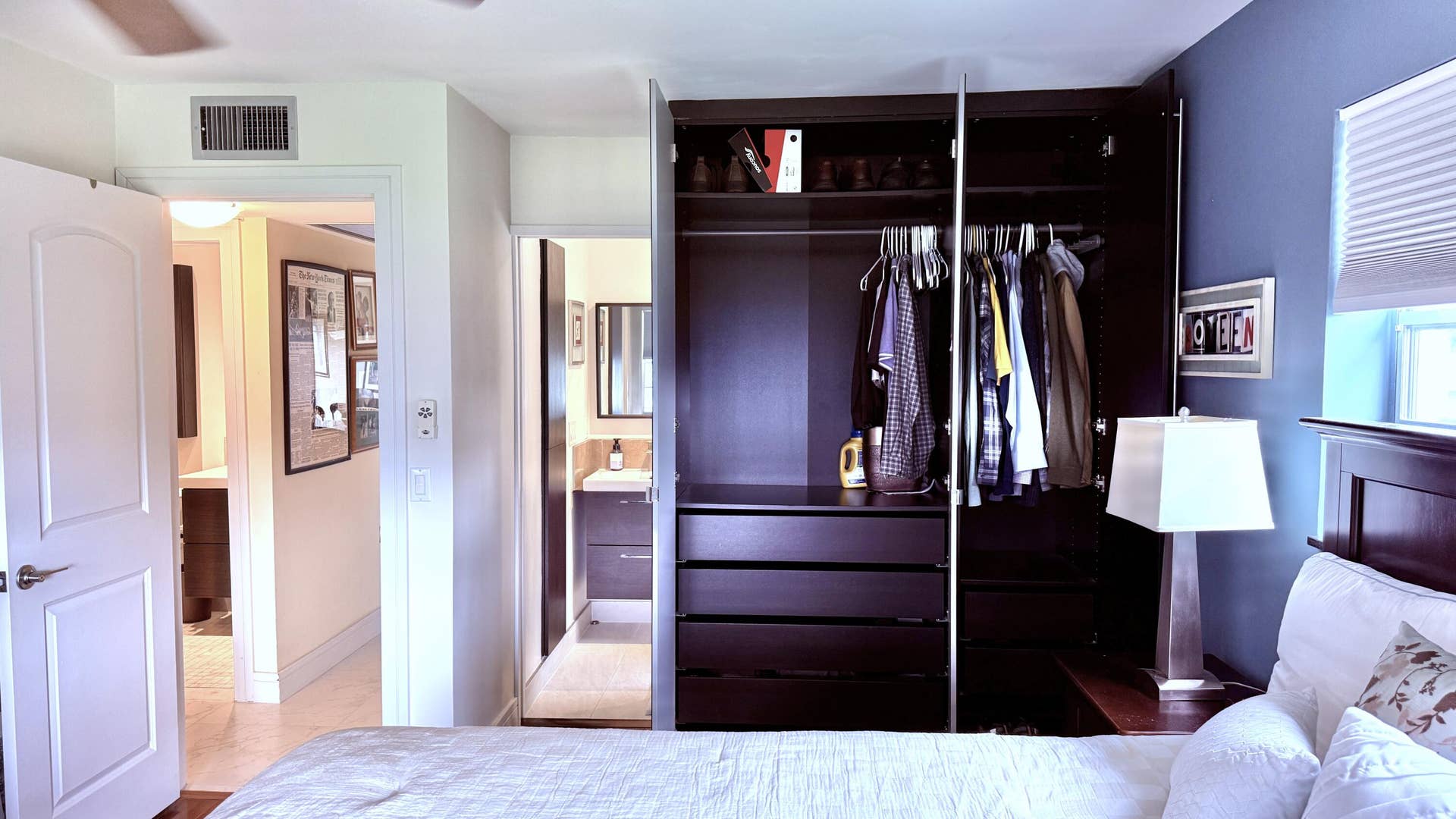 Master BR Built In Closet