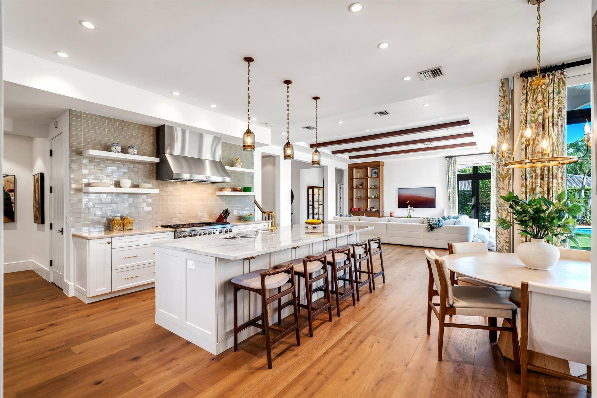 898 HIBISCUS Street, Boca Raton, FL 33486 KITCHEN_ANGLE_TO_LIVING