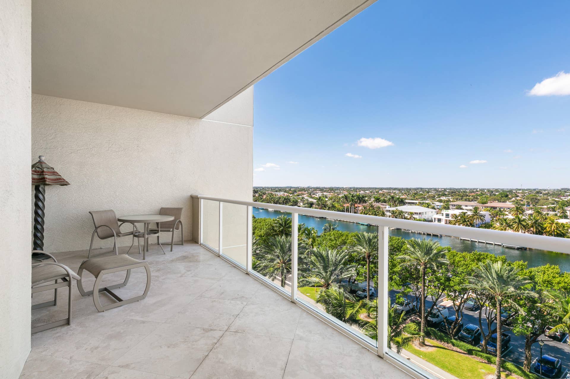 1063 Hillsboro Mile, #707, Hillsboro Beach, FL 33062 Guest bedroom 2 with balcony shared with primary.