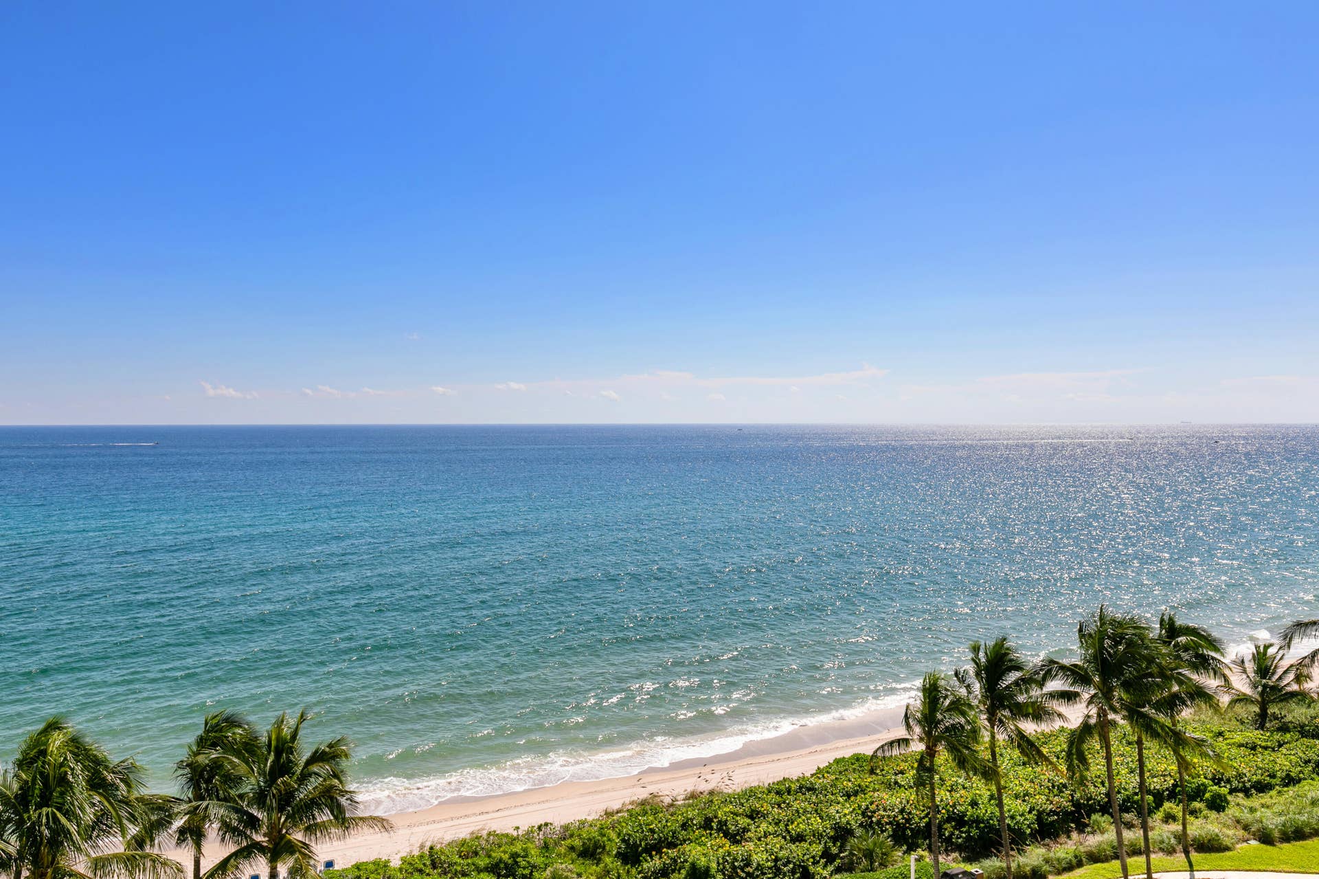 1063 Hillsboro Mile, #707, Hillsboro Beach, FL 33062 Balcony off living area. Incredible Atlantic Ocean views.