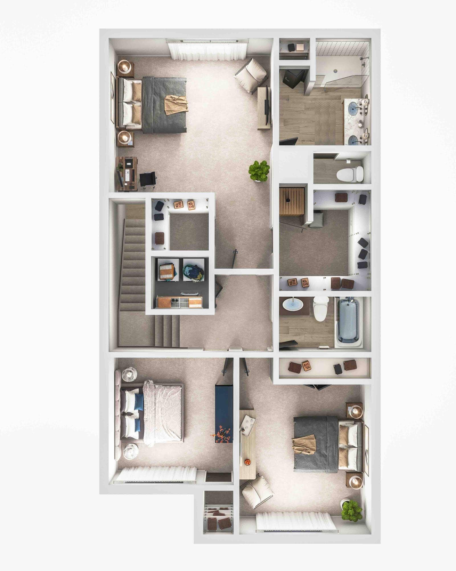 1860 JOYFUL Circle, Fort Pierce, FL 34947 Standard Unit - Celebration Pointe_floor