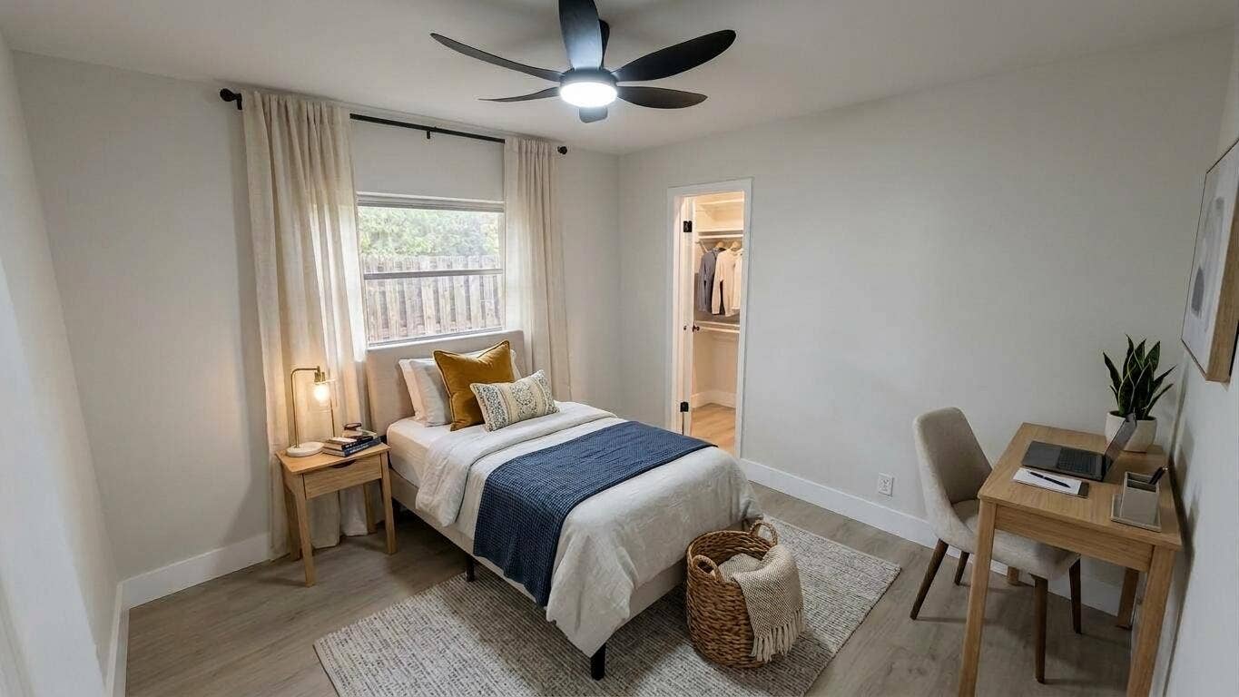 8270 NW 66TH Terrace, Tamarac, FL 33321 2nd bedroom-staged