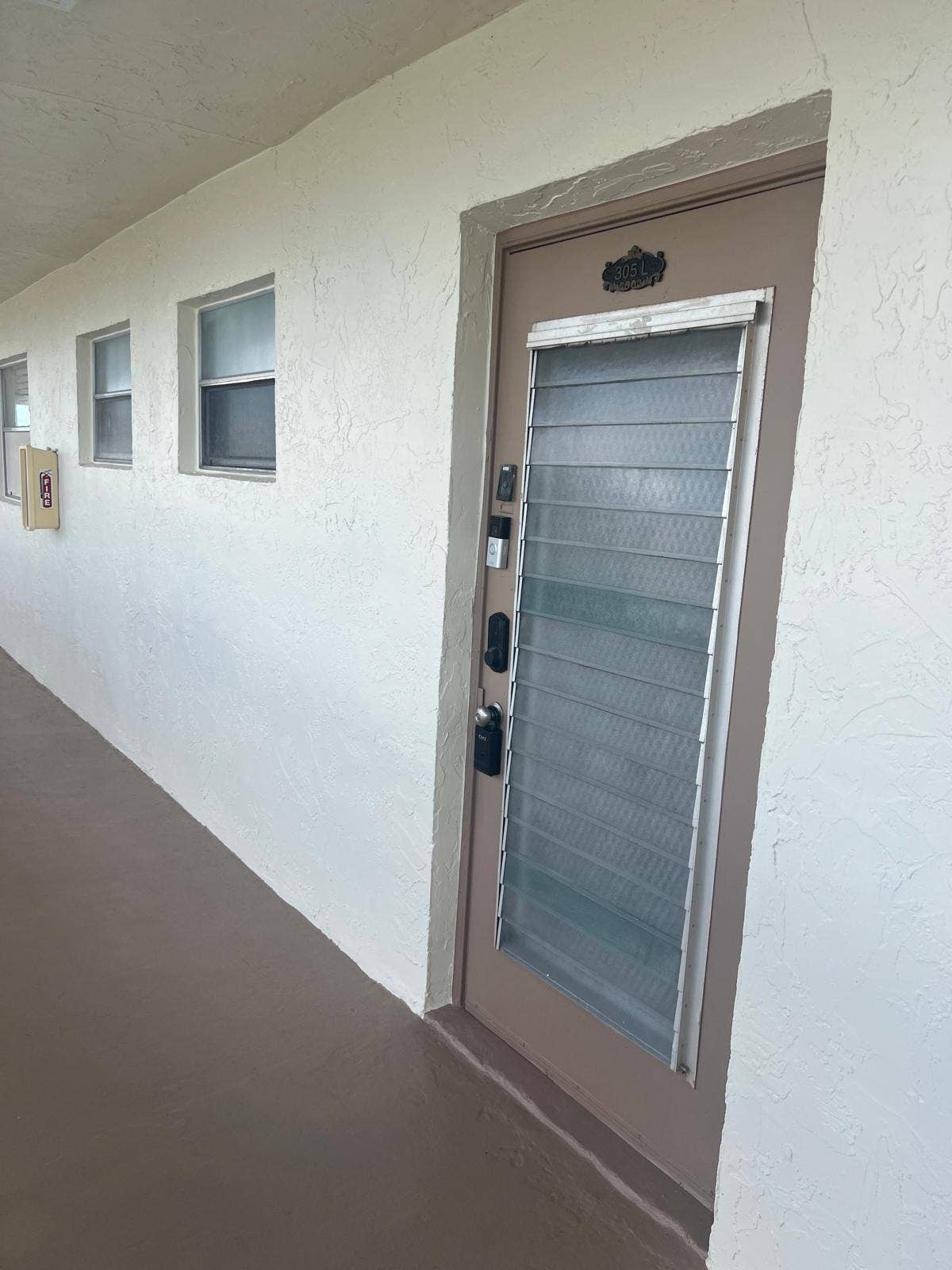 6770 Royal Palm Boulevard, #305L, Margate, FL 33063 front door