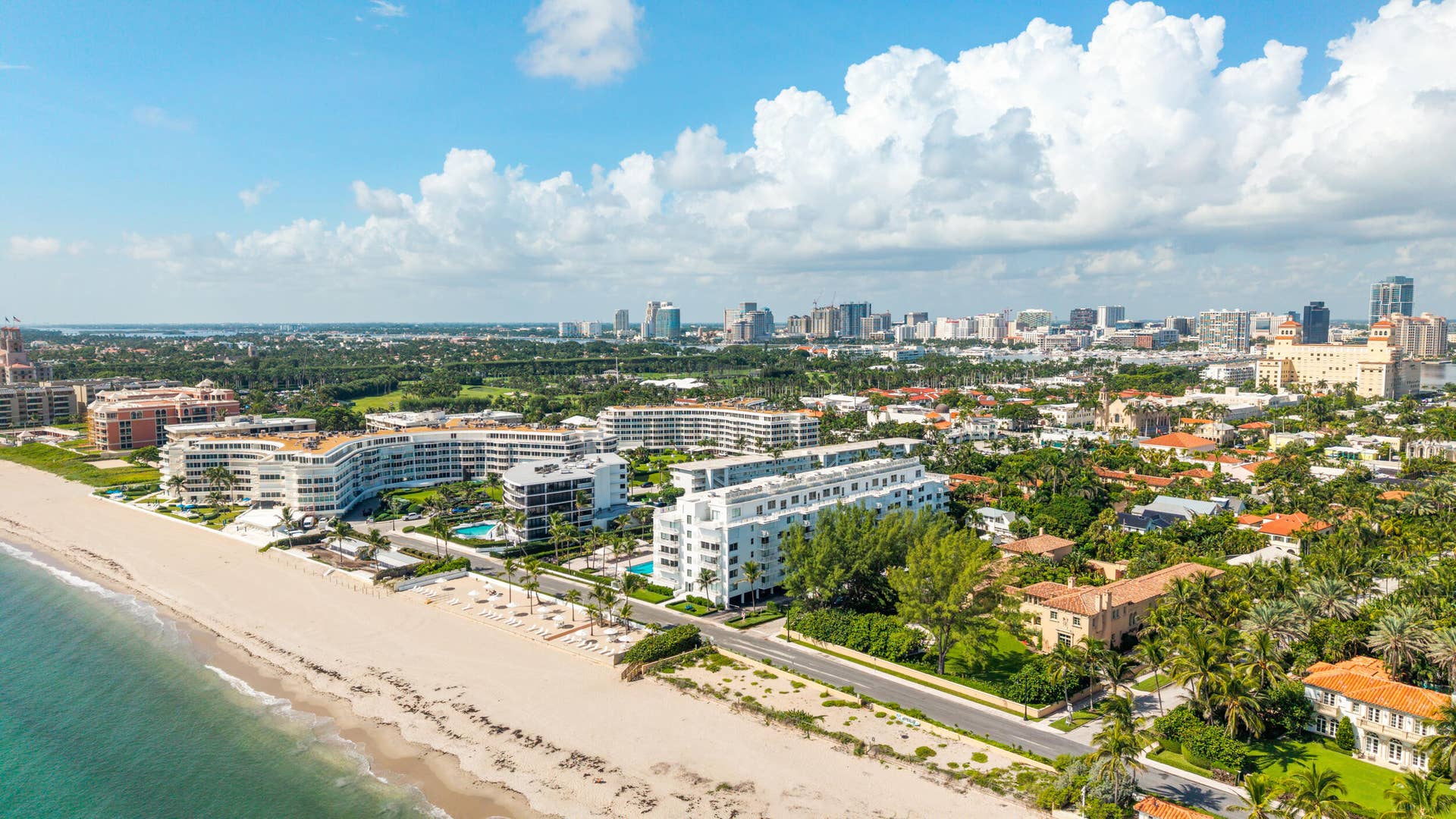 170 N OCEAN Boulevard, #411, Palm Beach, FL 33480 Aerial View