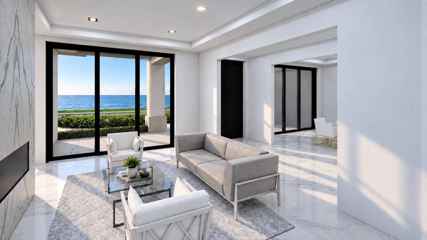 1091 PINE POINT Road, Singer Island, FL 33404 LIVING ROOM