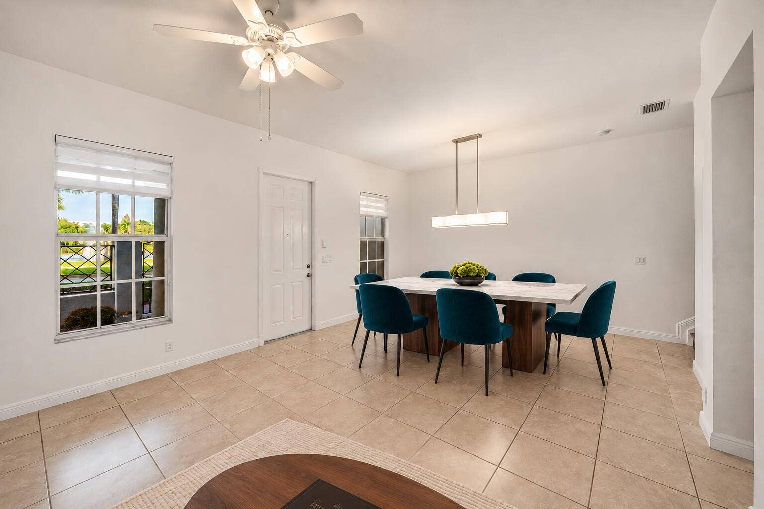 8221 NW 8TH Way, Boca Raton, FL 33487 Dining area virtually staged