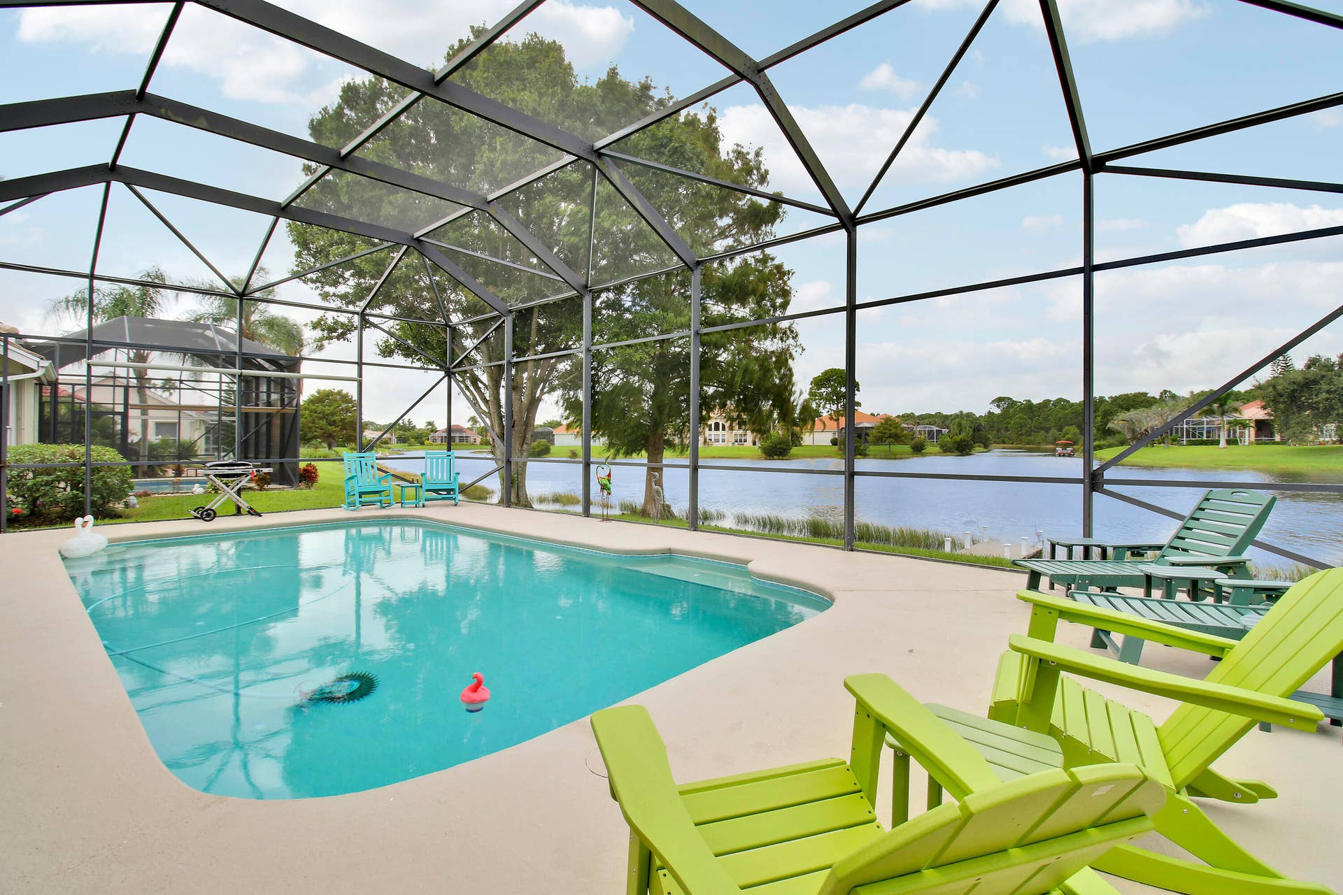 636 SW Lake Charles Circle, Port St Lucie, FL 34986 Pool View