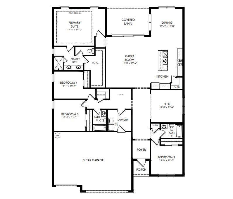 5585 HAMPTON PARK Circle, Vero Beach, FL 32966 Floorplan