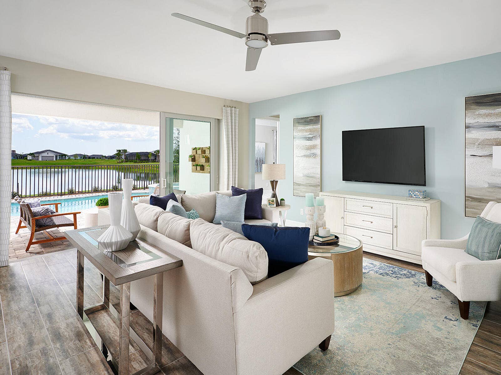 5585 HAMPTON PARK Circle, Vero Beach, FL 32966 Photos are not of the actual home, but are photos of the builder home with same floorplan with similar interior finishes.