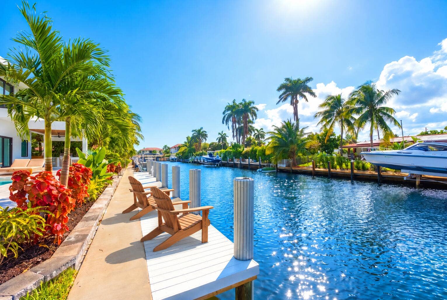 4931 NE 25TH Avenue, Lighthouse Point, FL 33064 Matching Teak Adirondack Chairs by the C