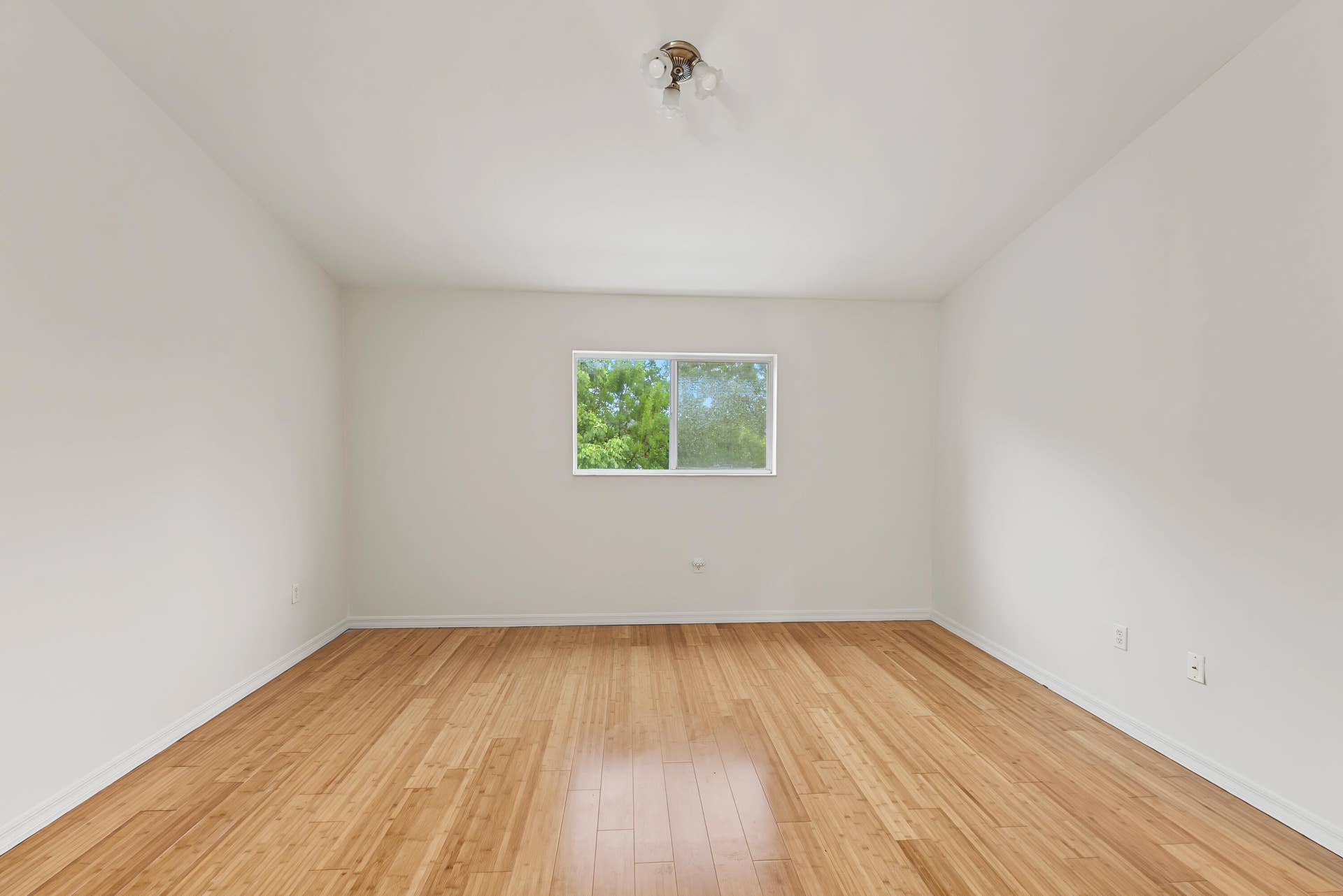 21109 NE 3RD Court, Miami, FL 33179 Neutral wall finishes, wood-finish flooring, and a sliding window with exterior greenery