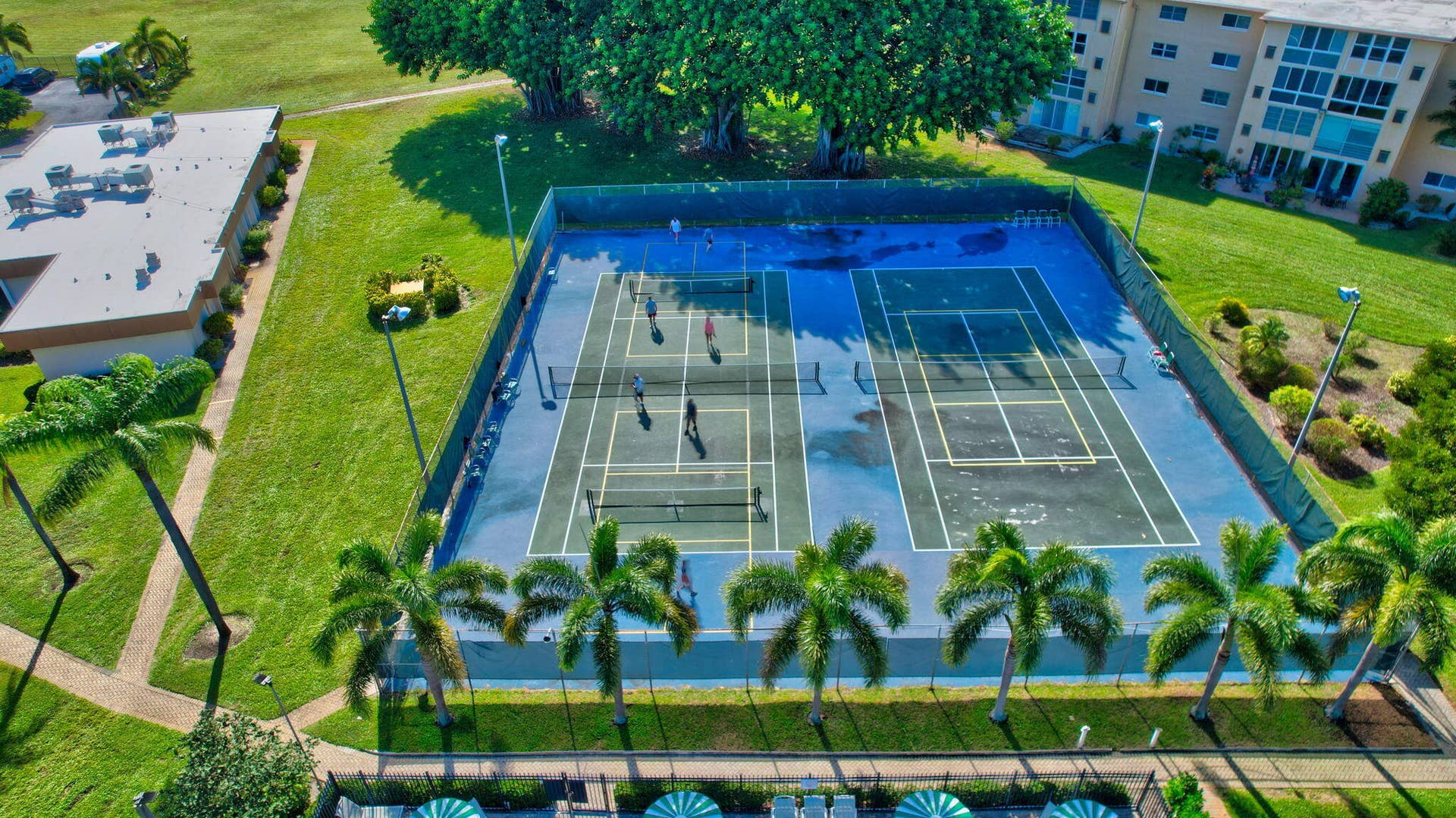 Tennis courts