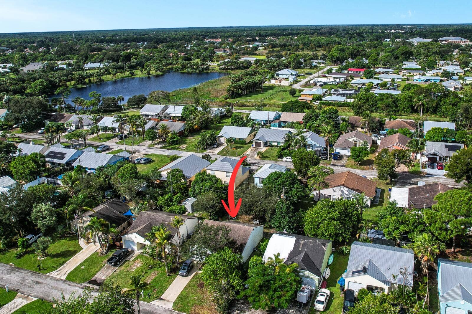 5806 SE Wilsie Drive, Stuart, FL 34997 Aerial