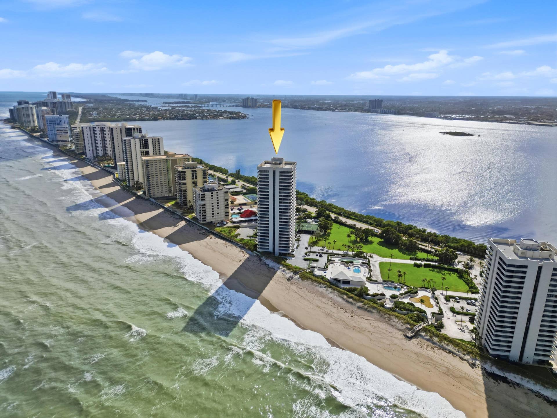 5510 N OCEAN Drive, #6B, Singer Island, FL 33404 aerial