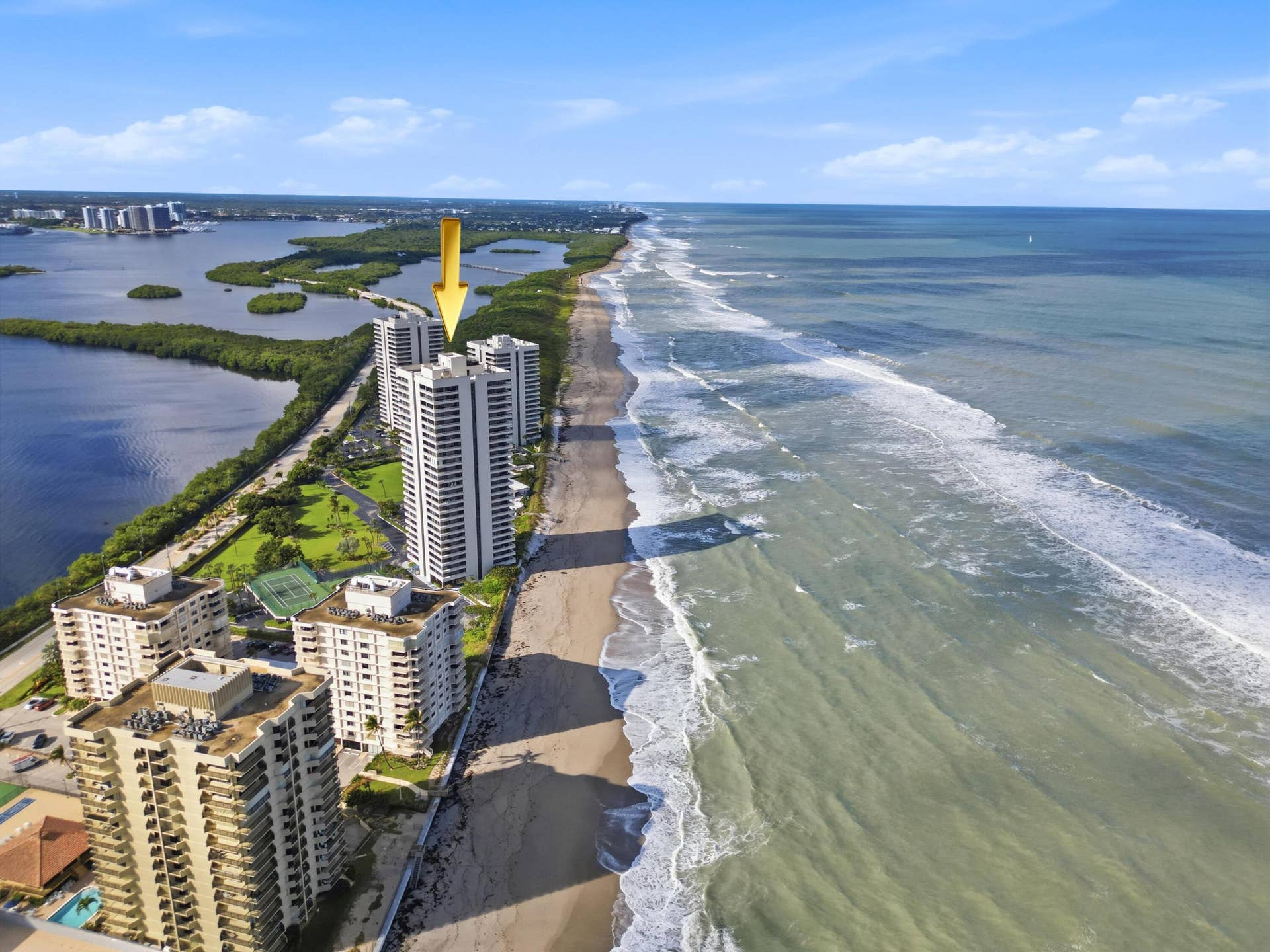 5510 N OCEAN Drive, #6B, Singer Island, FL 33404 aerial