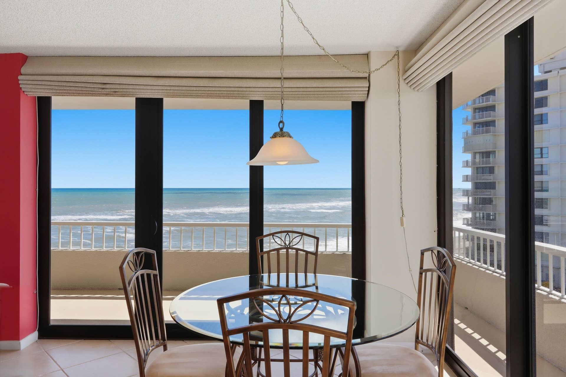 5510 N OCEAN Drive, #6B, Singer Island, FL 33404 dining area with view