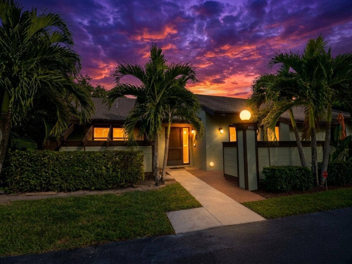 443 Midsummer Court, Royal Palm Beach, FL 33411 Front Exterior Twilight