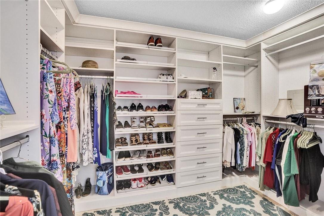Primary bedroom closet.
