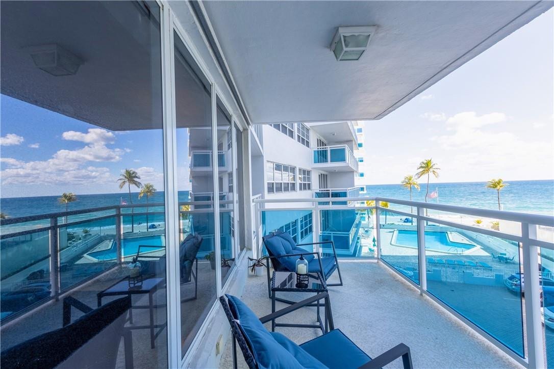 3430 Galt Ocean Drive, #410, Fort Lauderdale, FL 33308 balcone views