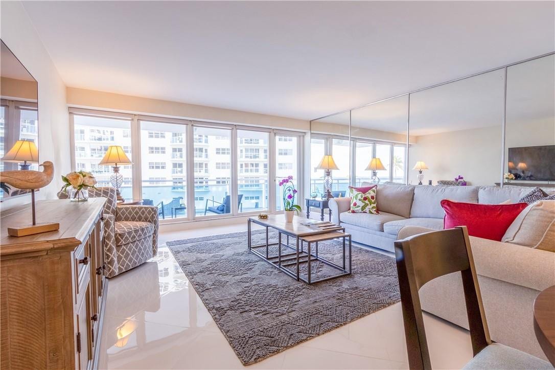 3430 Galt Ocean Drive, #410, Fort Lauderdale, FL 33308 living room