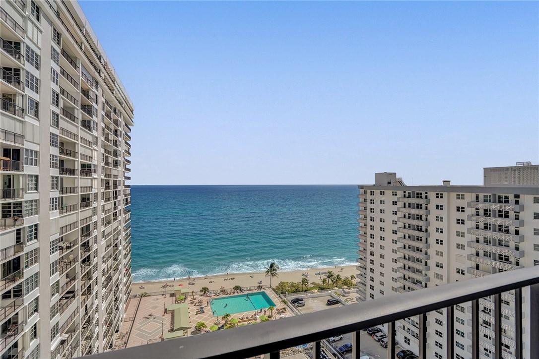 view from the balcony