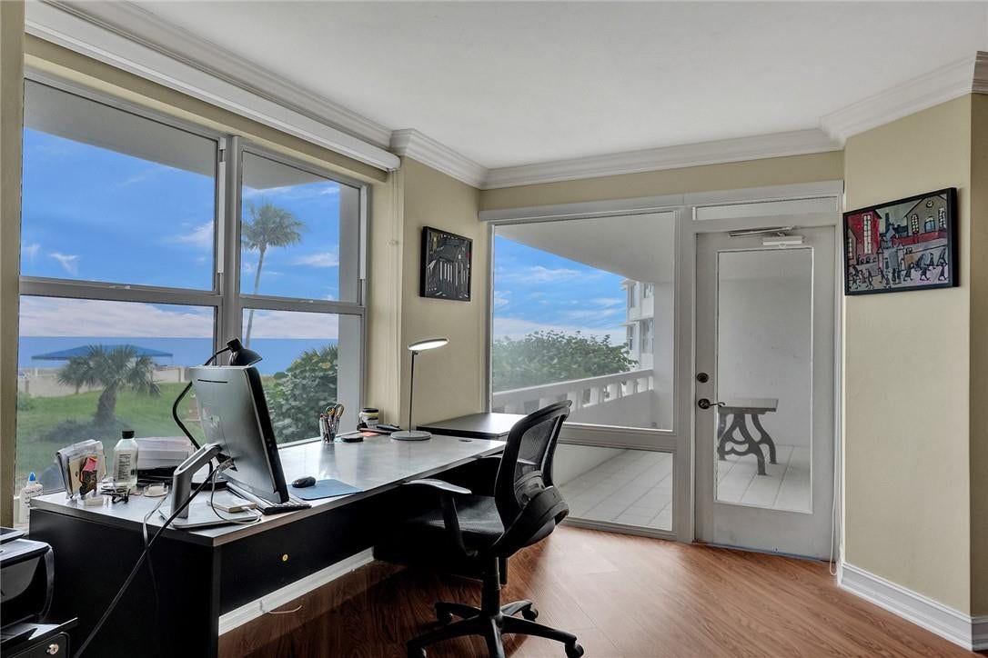 office (guest bedroom) views
