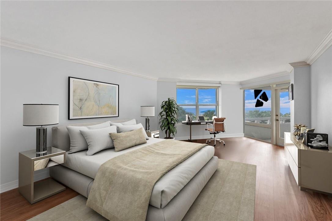Guest bedroom (virtually staged)