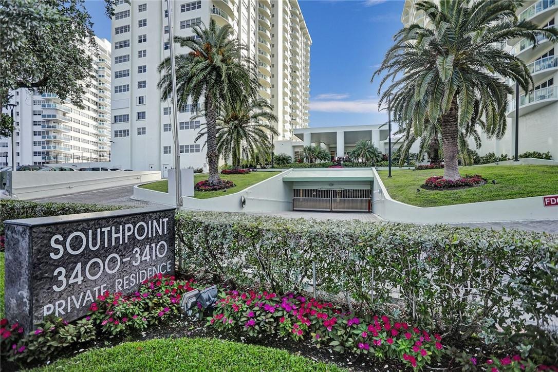 The south tower is #3400 and the north tower is #3410 Galt Ocean Drive.