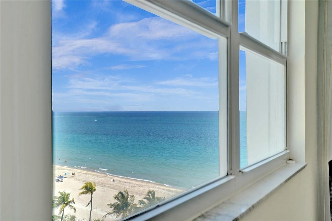 3400 Galt Ocean Drive, #703 S, Fort Lauderdale, FL 33308 The view from the primary bedroom.