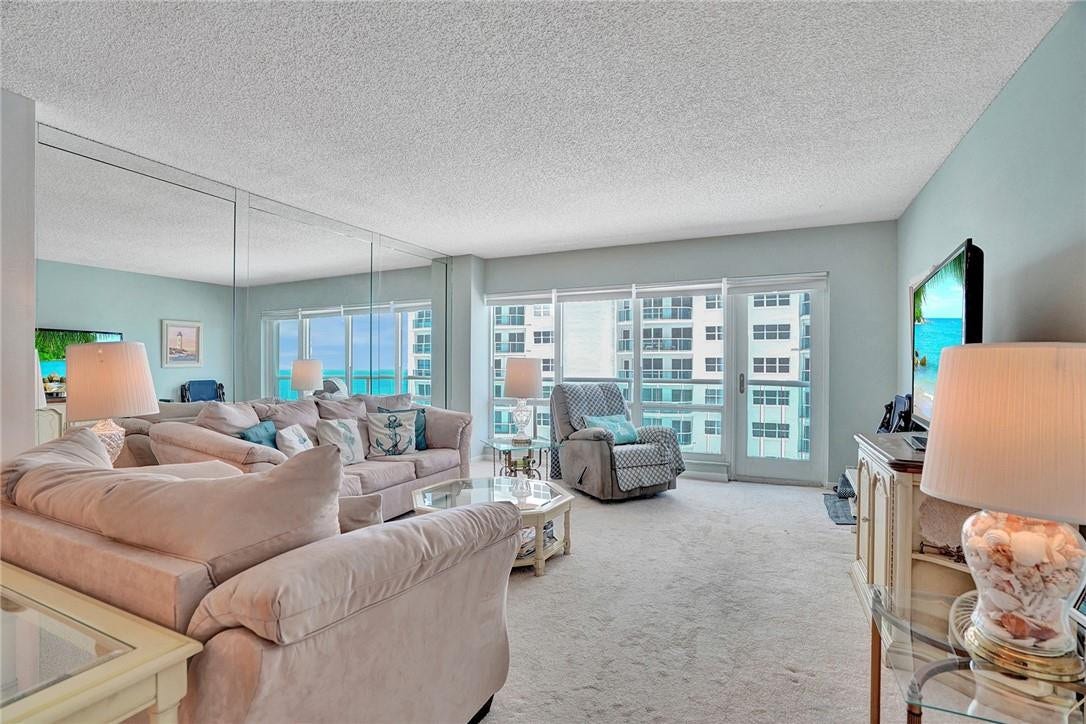 3400 Galt Ocean Drive, #703 S, Fort Lauderdale, FL 33308 The door to the right of the chair takes you out to the balcony.