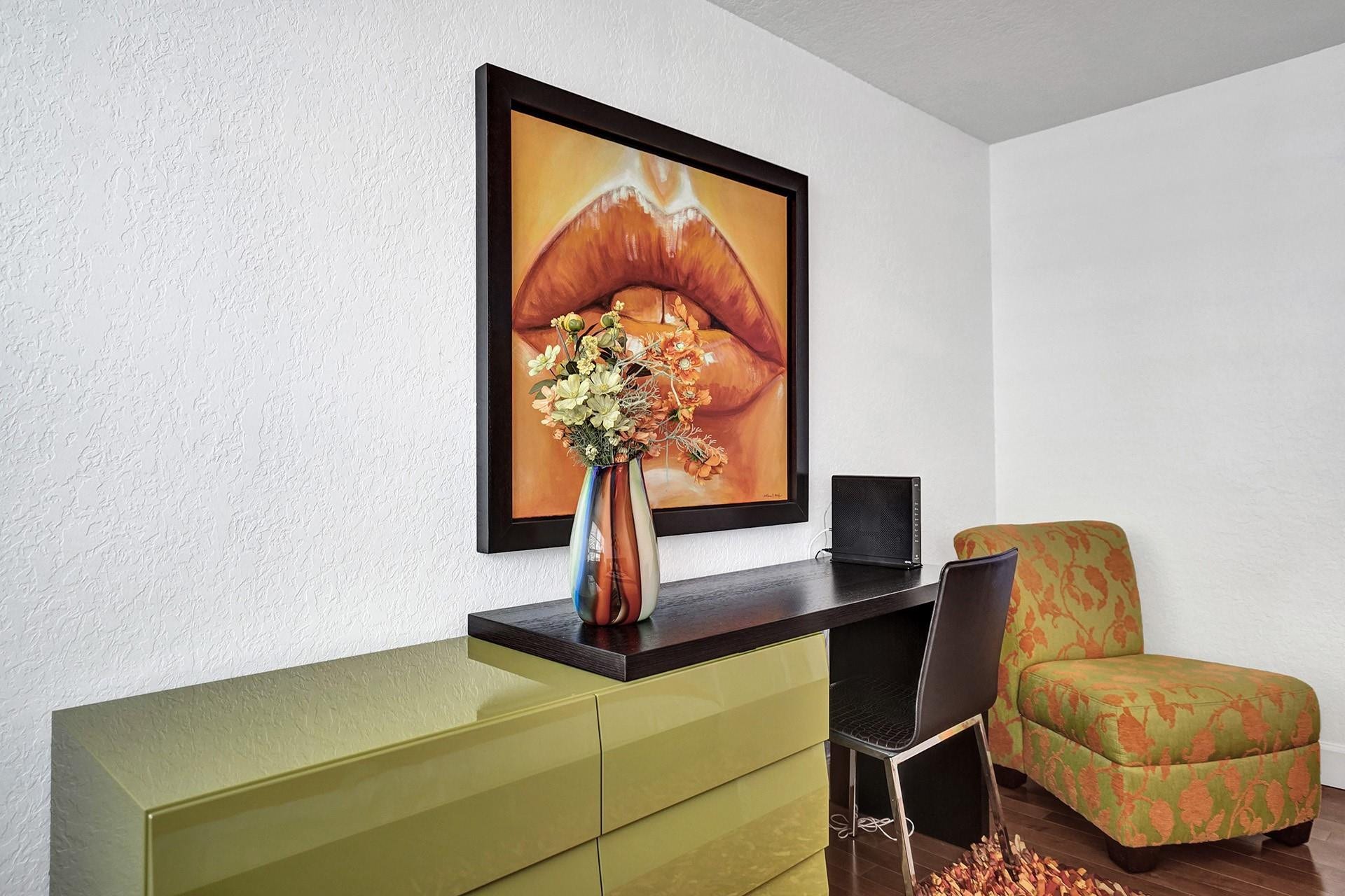 Spacious guest bedroom