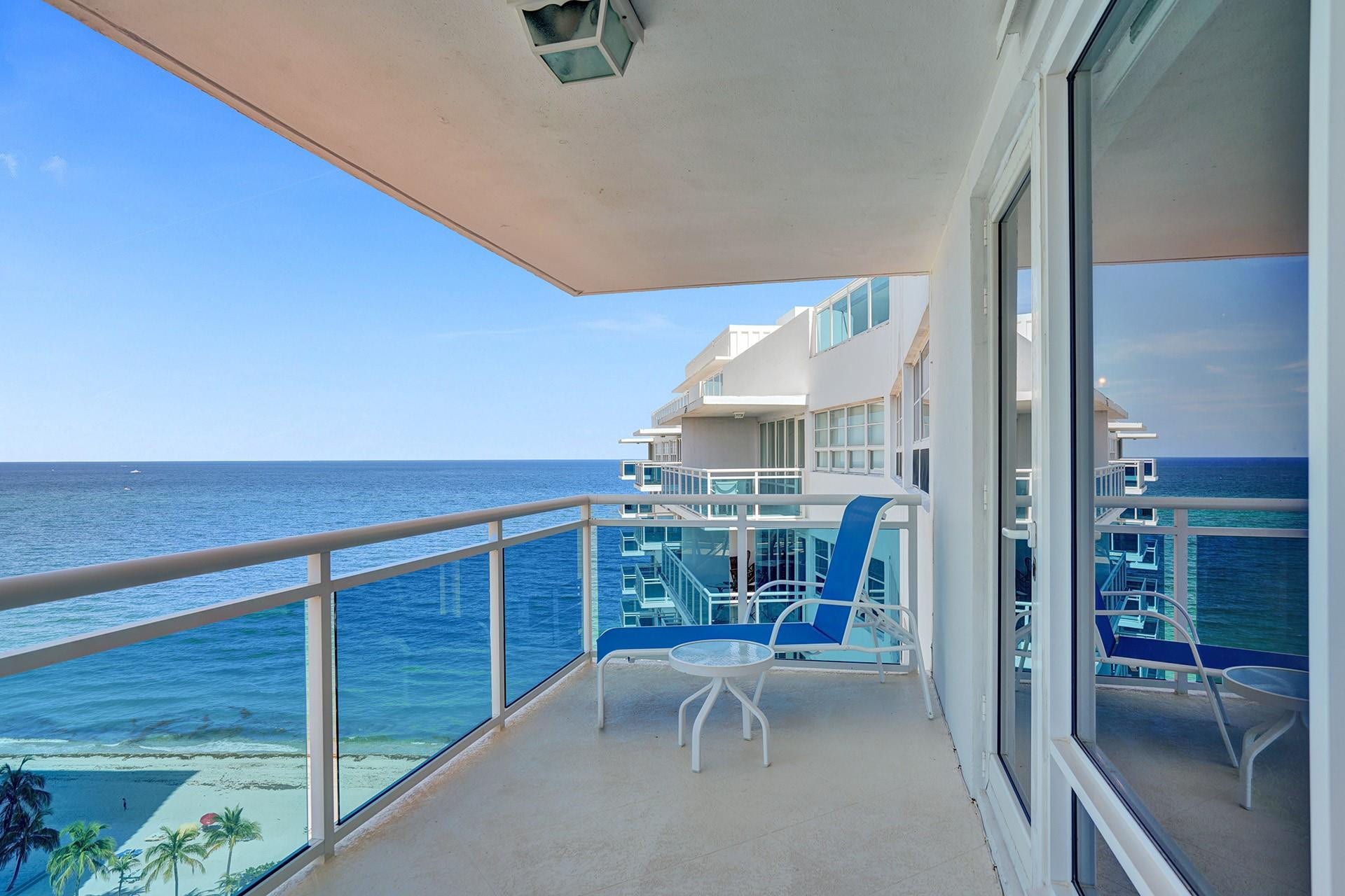 LARGE BALCONY LOOKING EAST