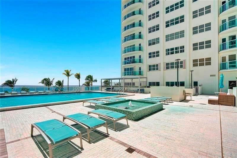 This is Southpoint's former pool deck. It is in the process of replacement of the pool and a gorgeous new pool deck renovation. It is only a fee steps down to the lower deck and then right on to the beach.