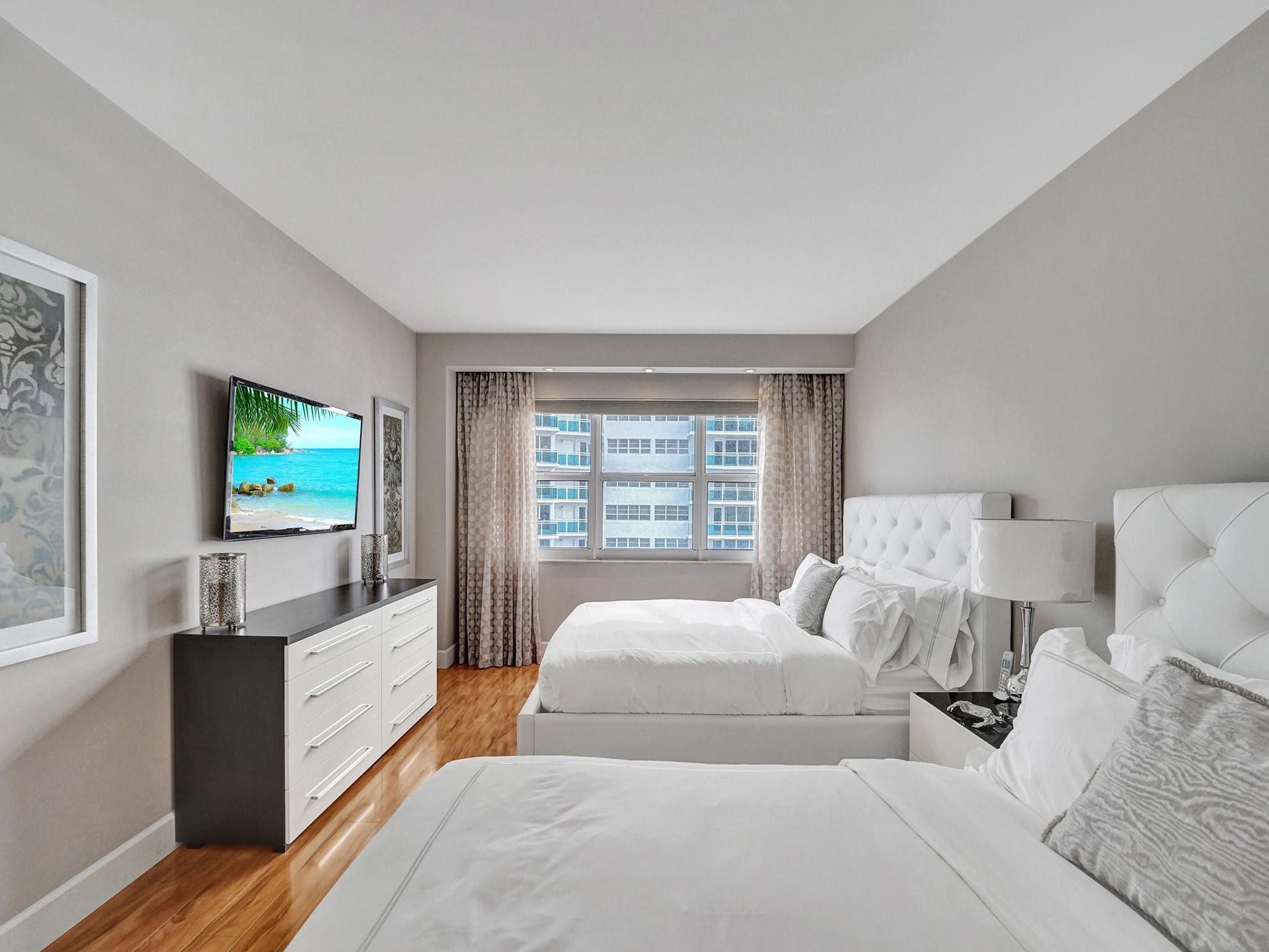 The guest bedroom.