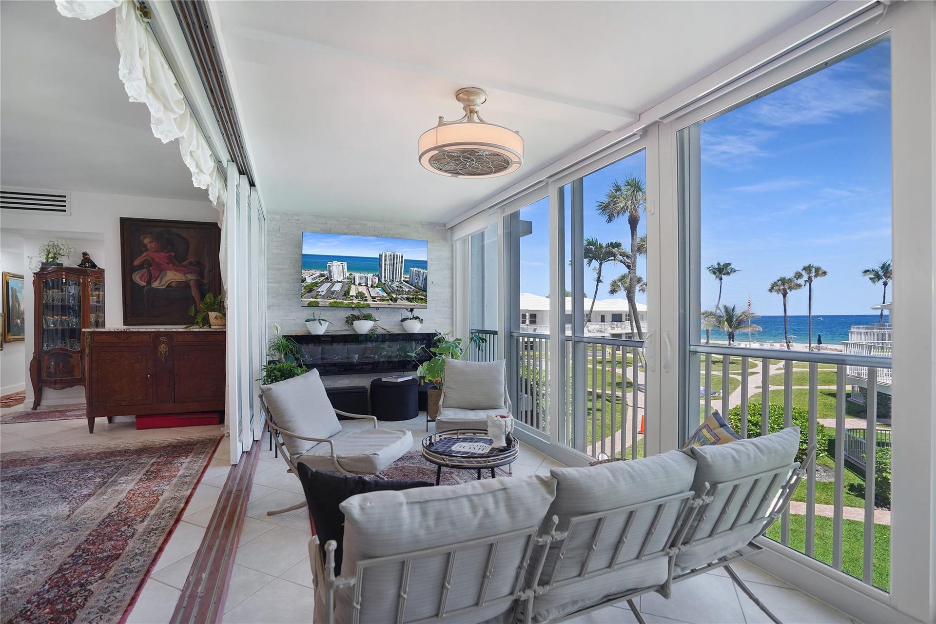 1530 S Ocean Boulevard, #203, Lauderdale By The Sea, FL 33062 This room can also be used as a 3rd bedroom.
