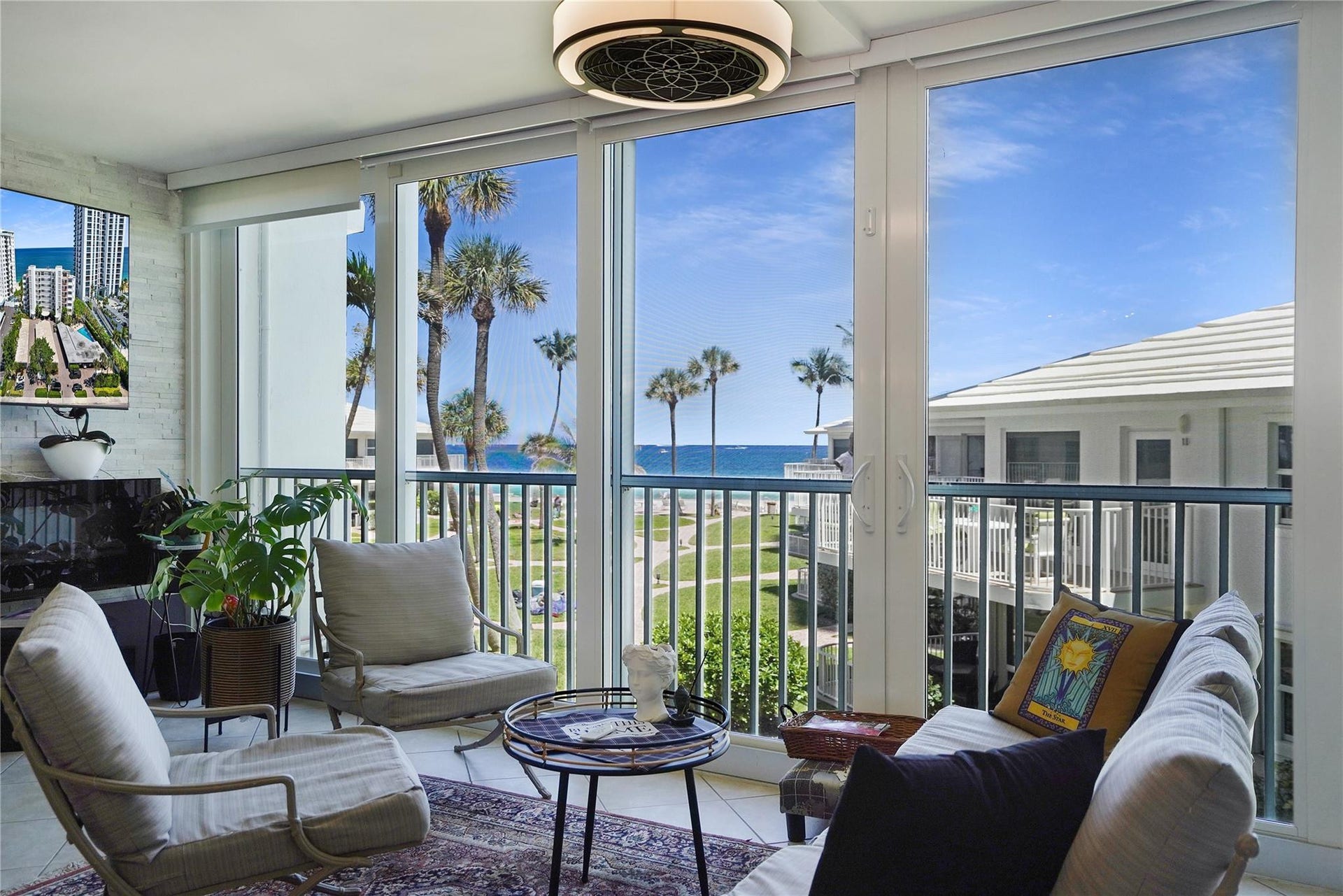 1530 S Ocean Boulevard, #203, Lauderdale By The Sea, FL 33062 Enjoy beautiful east ocean views and breezes in this beautiful room.