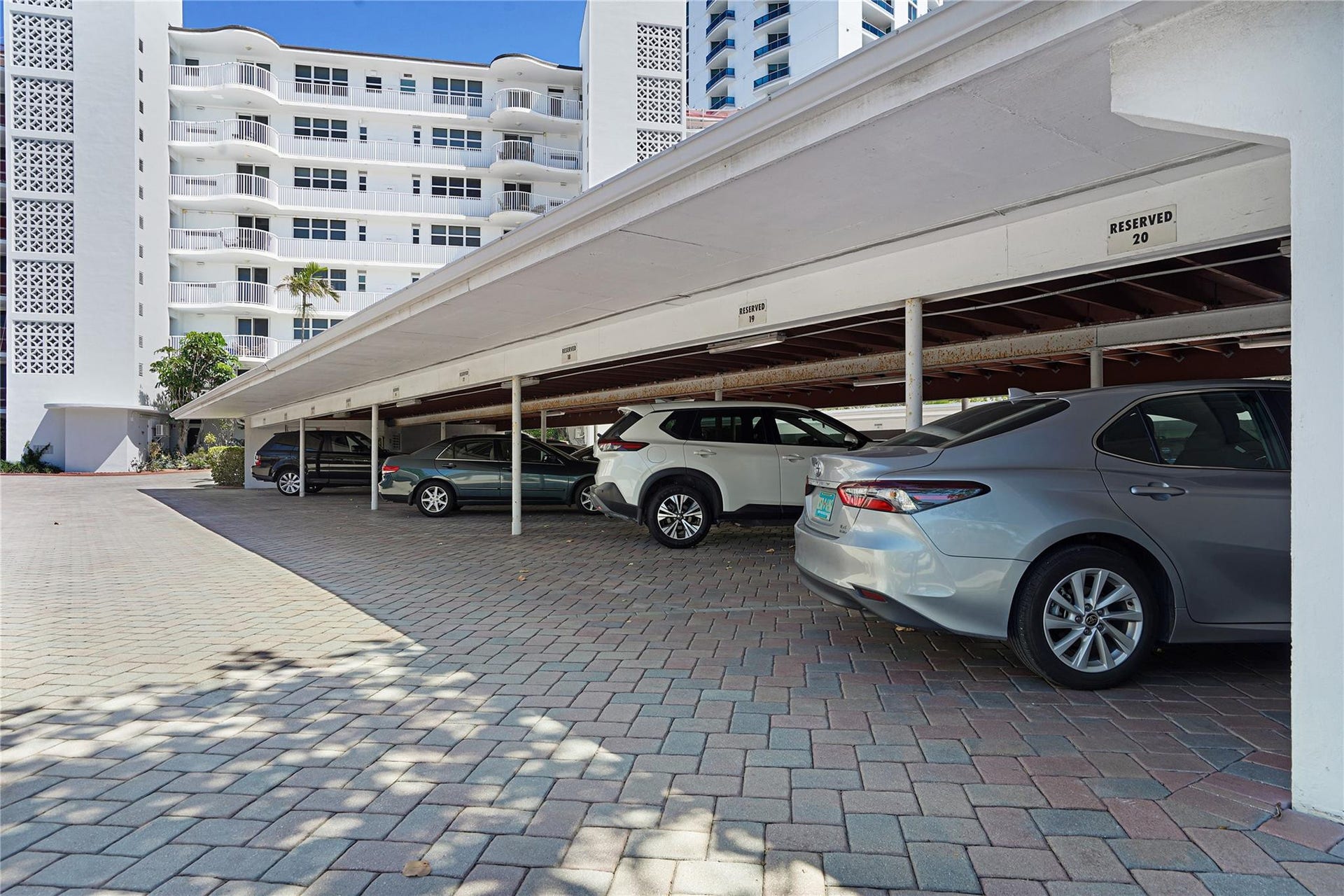 1530 S Ocean Boulevard, #203, Lauderdale By The Sea, FL 33062 Owners have one covered parking space.